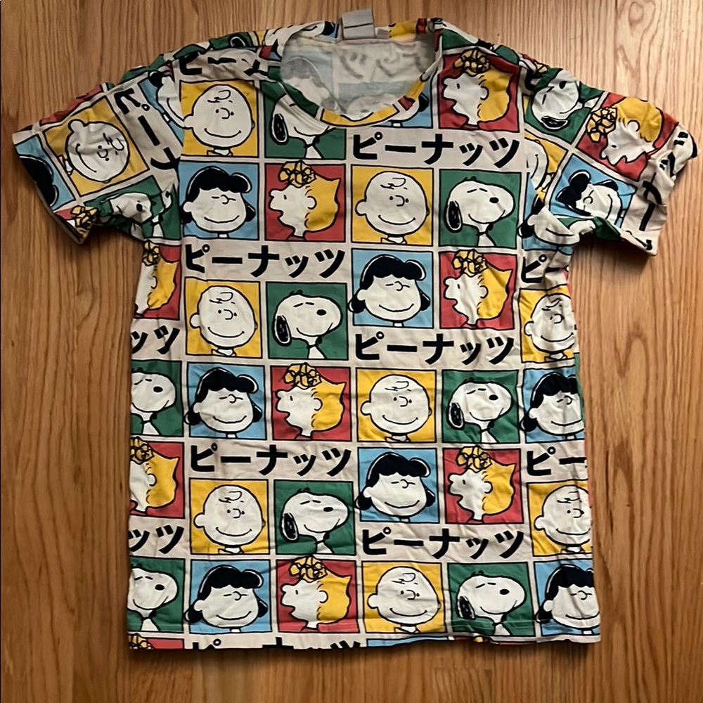 LN Sz S Peanuts Multi Printed T-Shirt